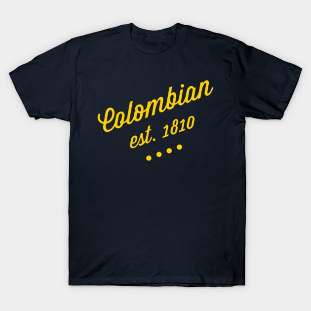 Colombian T-Shirt by MessageOnApparel